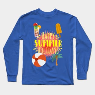Happy sommer holidays Long Sleeve T-Shirt